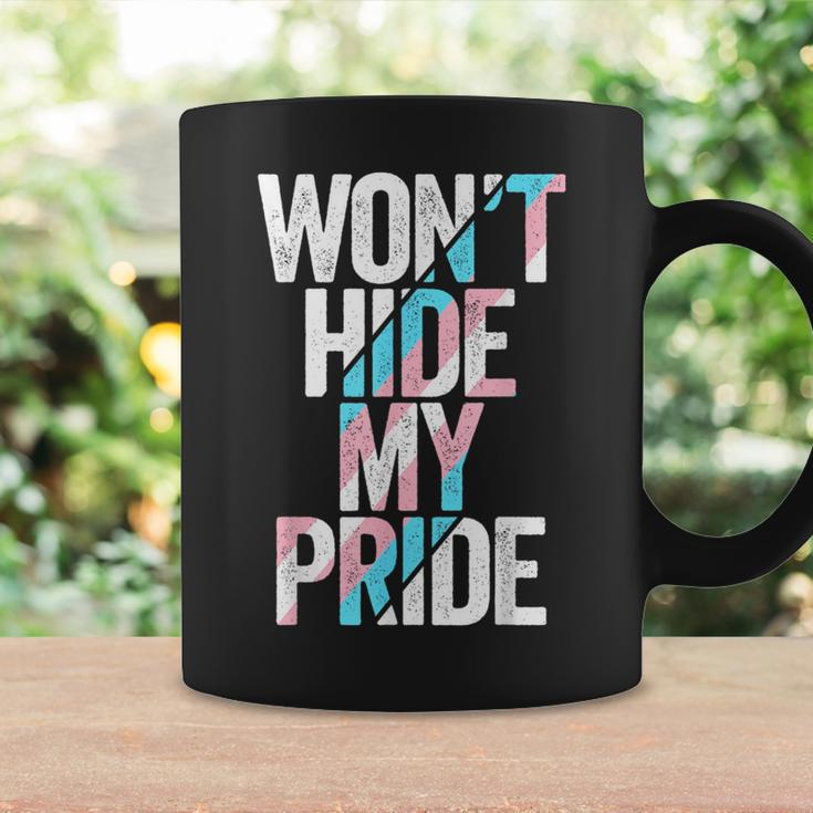 Wont Hide My Pride Transgender Trans Flag Ftm Mtf Lgbtq Coffee Mug Gifts ideas