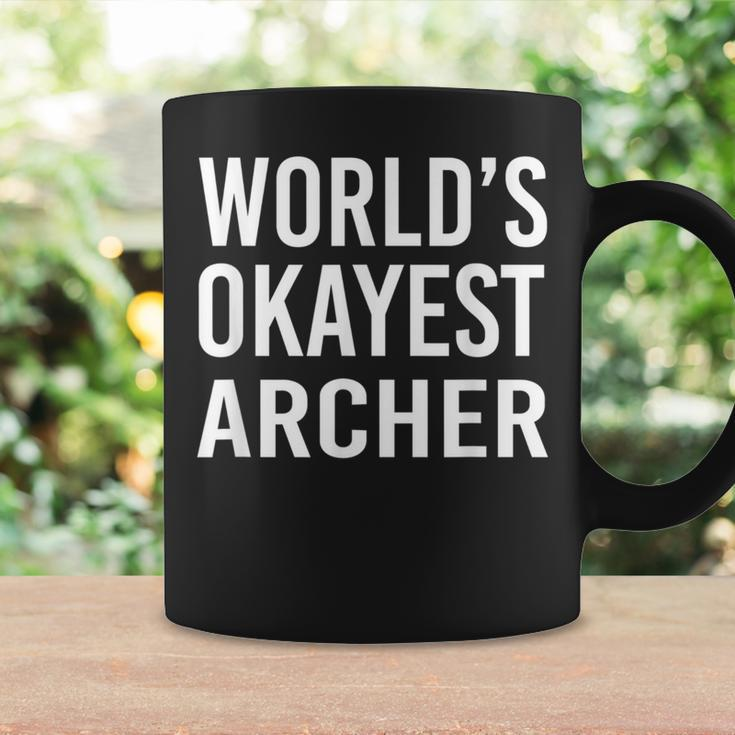 World's Okayest ArcherBest Archery Coffee Mug Gifts ideas