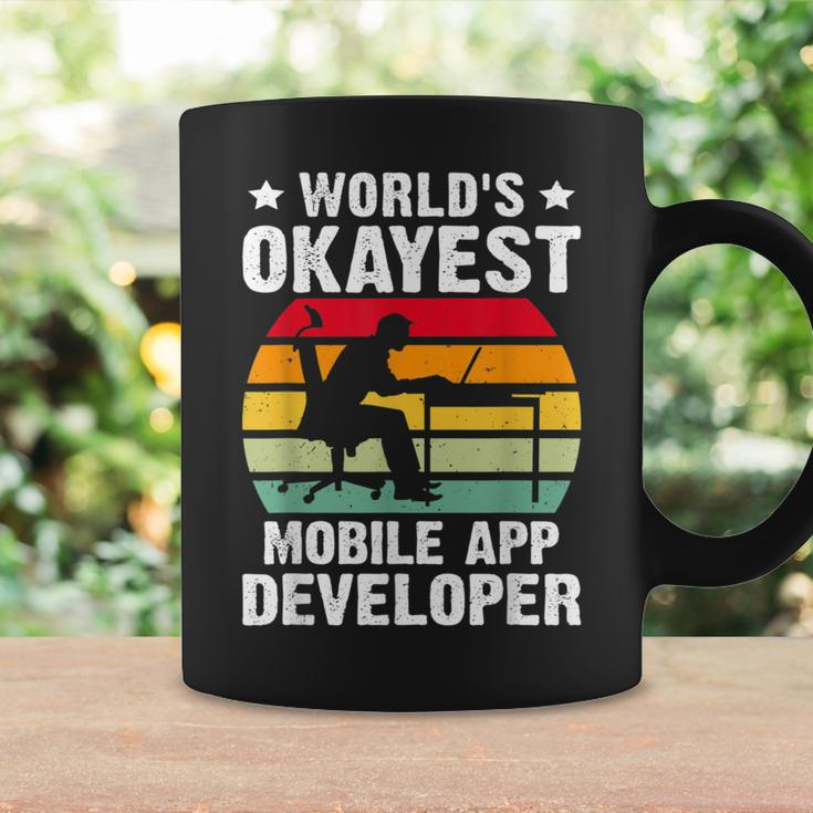 World's Okayest Mobile App Developer Coffee Mug Gifts ideas