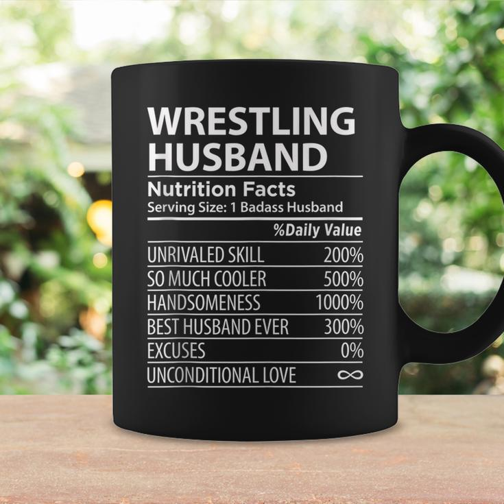 Wrestling Husband Nutrition Facts | Funny Wrestling Husband Gift For Women Coffee Mug Gifts ideas