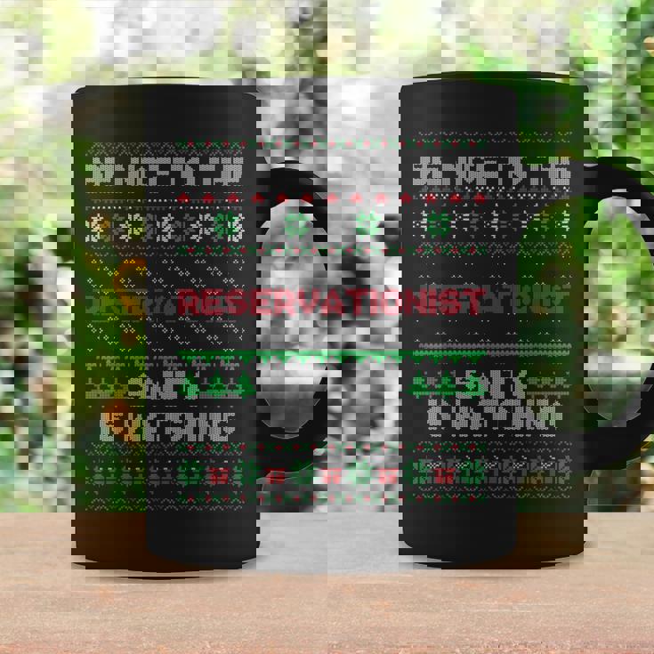 Xmas For Reservationist Reservationist Ugly Sweater Coffee Mug Gifts ideas