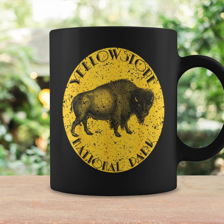 Yellowstone National Park Buffalo Vintage Distressed Coffee Mug Gifts ideas