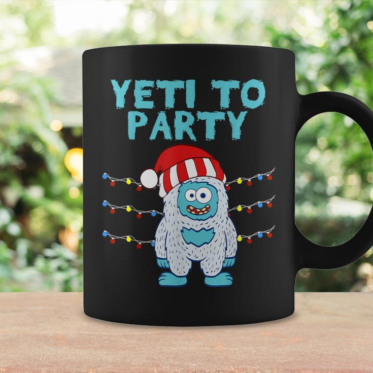 Yeti To Party Snowy Winter Apparel Ready To Party Yeti Coffee Mug Gifts ideas