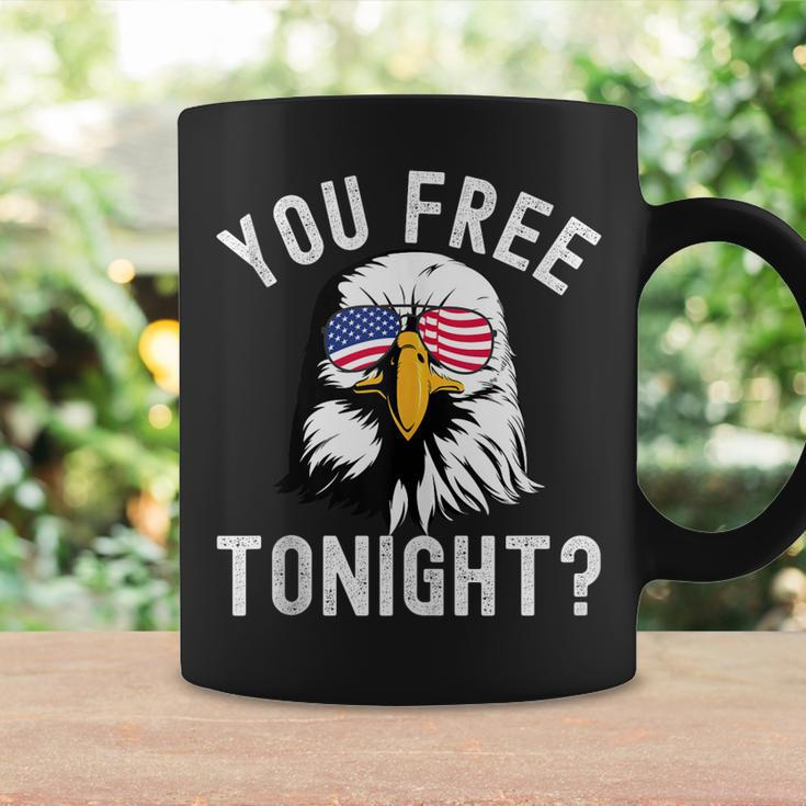 You Free Tonight Funny Fourth Of July Patriotic Bald Eagle Coffee Mug Gifts ideas