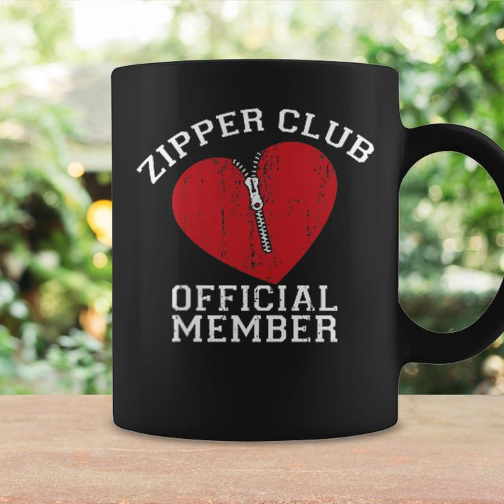 Zipper Club Open Heart Surgery Recovery Novelty Coffee Mug Gifts ideas
