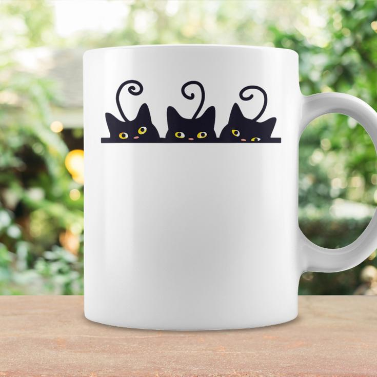 3 Black Cats Cat Lovers Girl Boy Cat Coffee Mug Gifts ideas