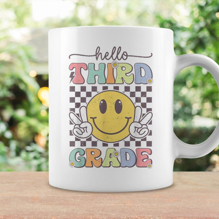 3Rd Grade Team Back To School Hello Third Grade Smile Face Coffee Mug Gifts ideas
