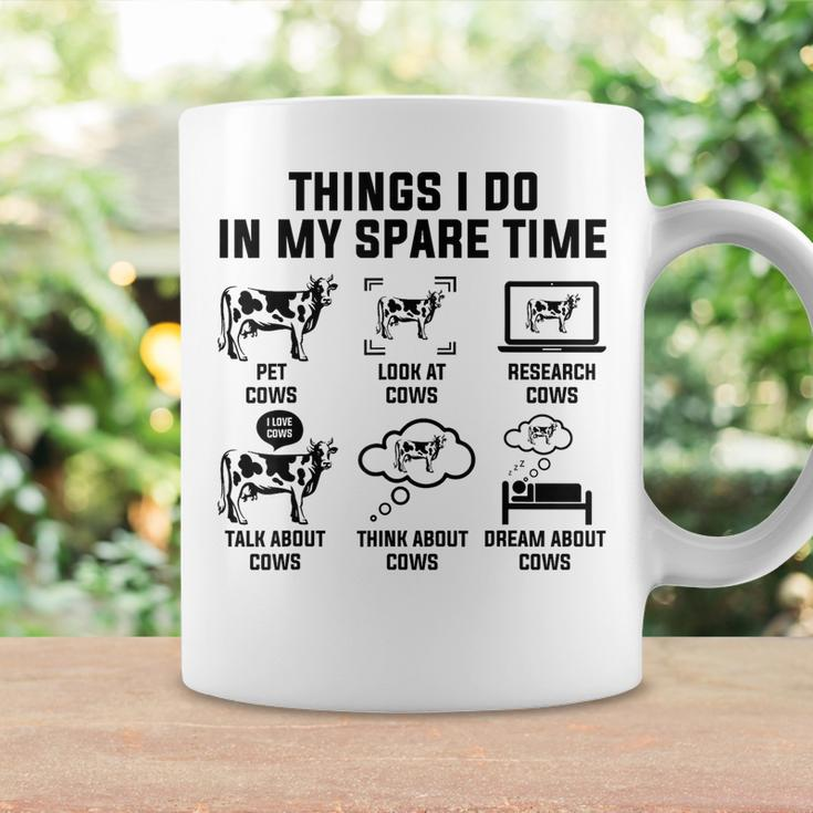 6 Things I Do In My Spare Time Cows Farm Gifts For Cows Lovers Funny Gifts Coffee Mug Gifts ideas