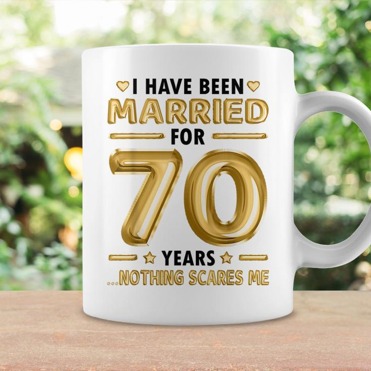 70 Years Marriage 70Th Wedding Anniversary Funny Matching Coffee Mug Gifts ideas