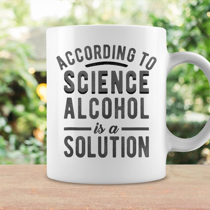 According To Science Alcohol Solution Funny Drinking Meme Coffee Mug Gifts ideas