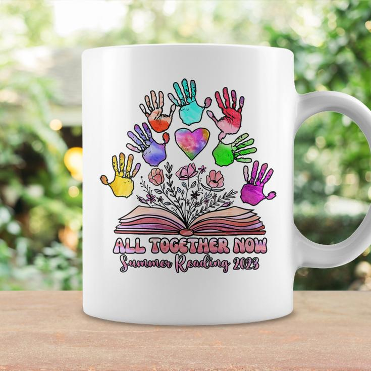All Together Now Summer Reading 2023 Boho Flowers Floral Coffee Mug Gifts ideas
