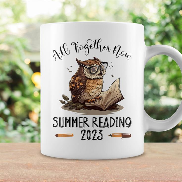 All Together Now Summer Reading 2023 Book Owl Reading Book Coffee Mug Gifts ideas