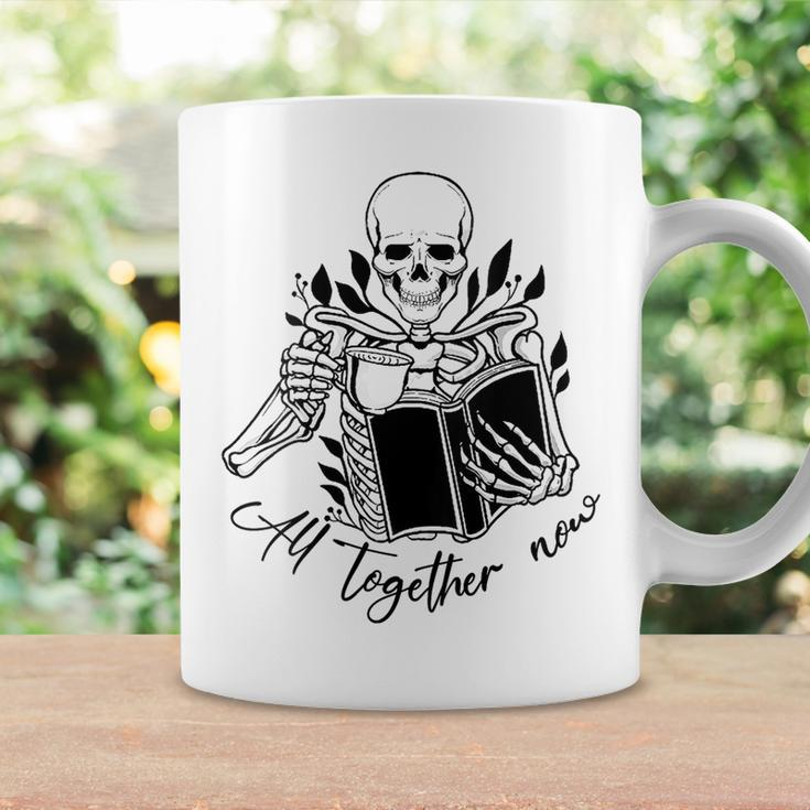 All Together Now Summer Reading 2023 Skeleton Book Lover Gift For Womens Coffee Mug Gifts ideas