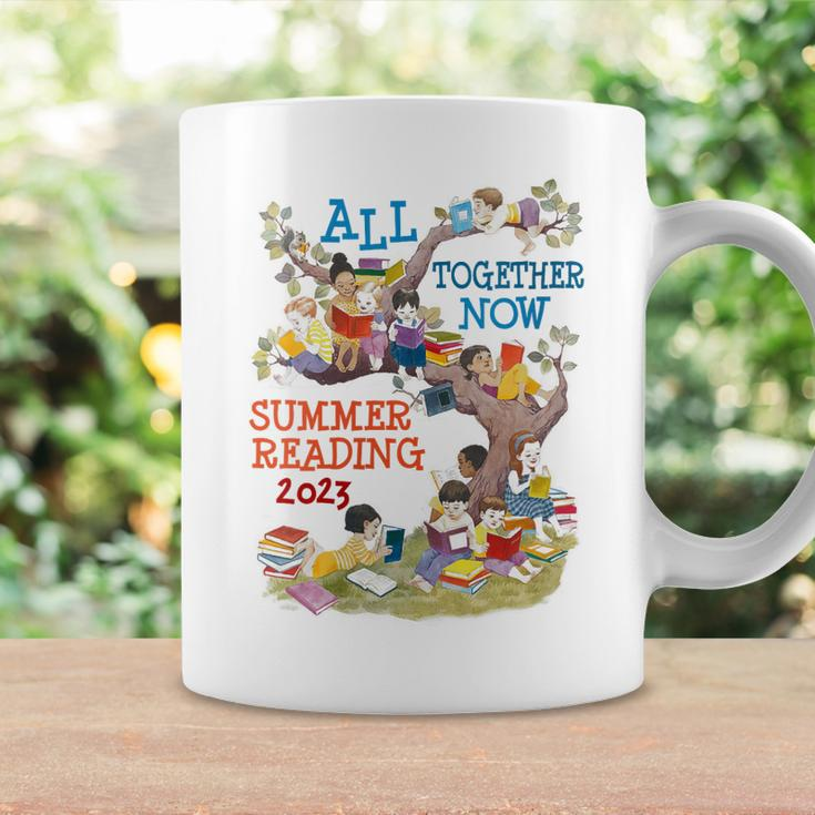 All Together Now Summer Reading 2023 Tree Books Librarian Coffee Mug Gifts ideas