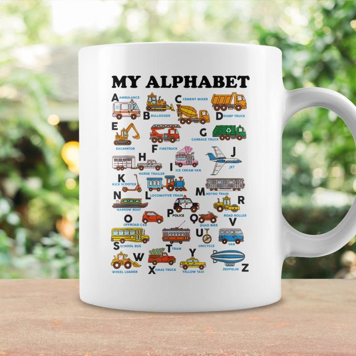 Alphabet Construction Vehicles Abc Learning Teaching Coffee Mug Gifts ideas