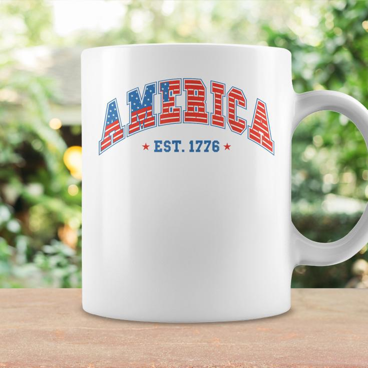 America Est 1776 Patriotic Usa 4Th Of July America Flag Coffee Mug Gifts ideas