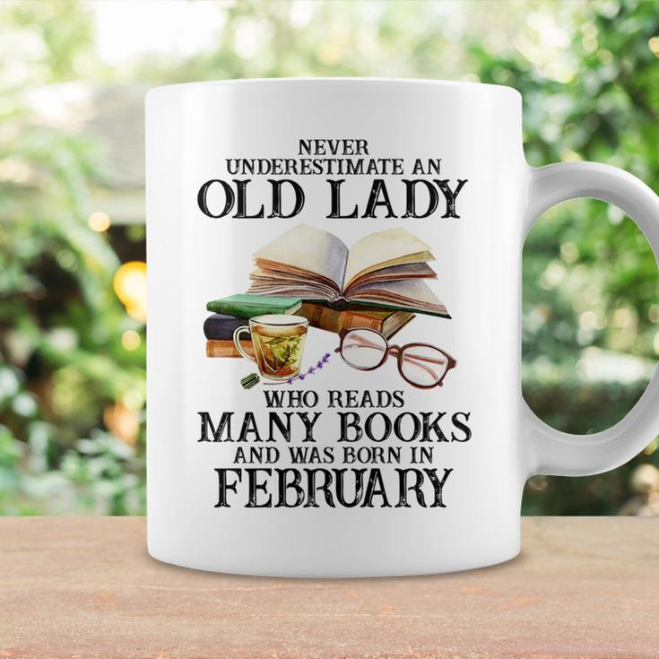 An Old Lady Who Reads Many Books And Was Born In February Coffee Mug Gifts ideas
