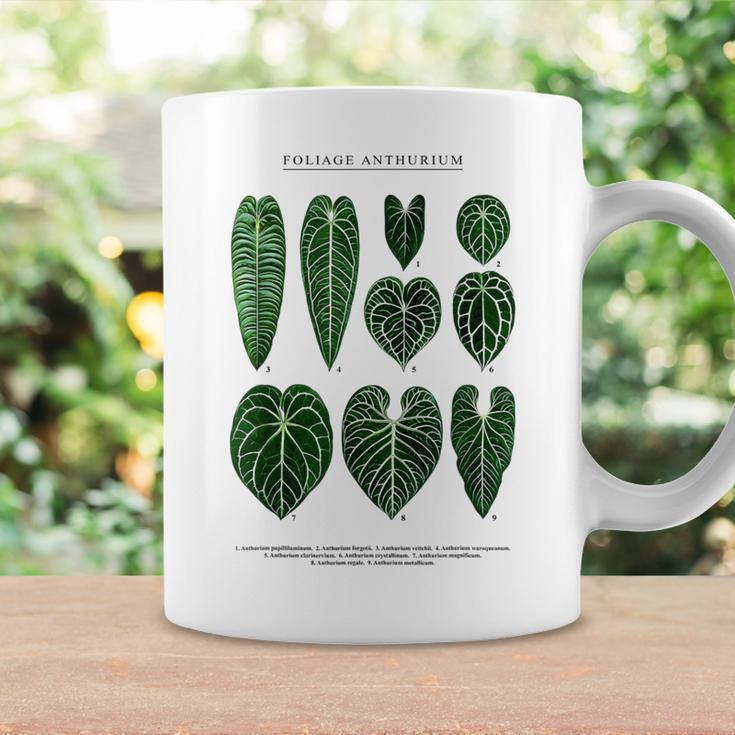 Anthurium Plants Foliage Veitchii Waroqueanum Clarinervium Coffee Mug Gifts ideas