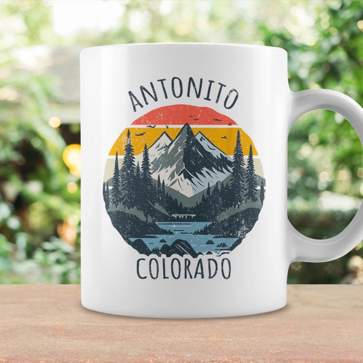 Antonito Colorado Usa Retro Mountain Vintage Style Coffee Mug Gifts ideas