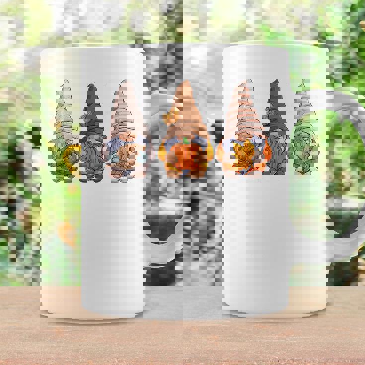 Autumn Gnomes Thanksgiving Gnomes With Pumpkin Leaves Thanksgiving Coffee Mug Gifts ideas