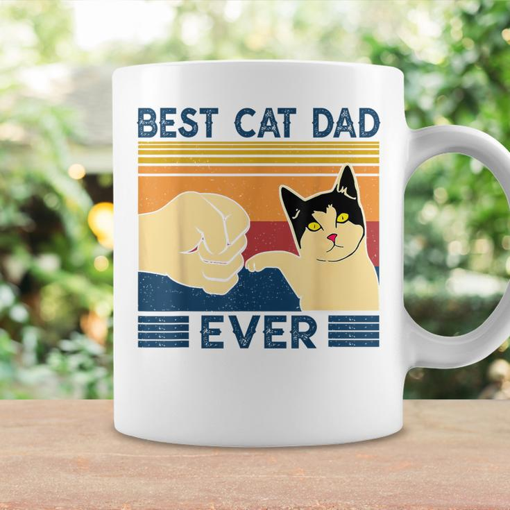 Best Cat Dad Ever Retro Vintage Cat Daddy Father Day Coffee Mug Gifts ideas