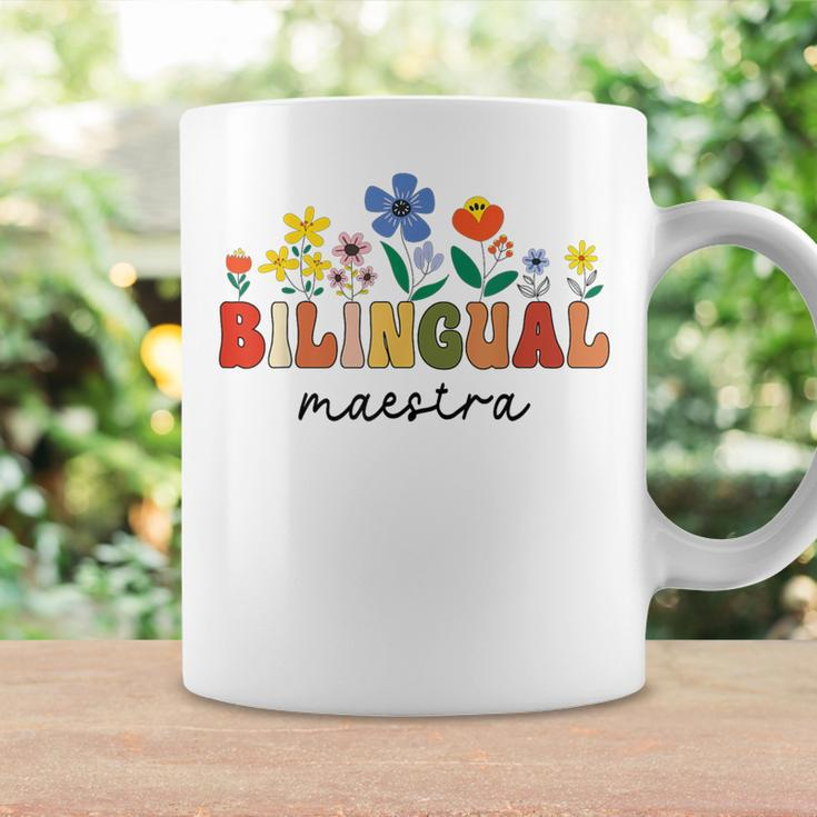Bilingual Spanish Teacher Dual Language Maestra Latina Coffee Mug Gifts ideas