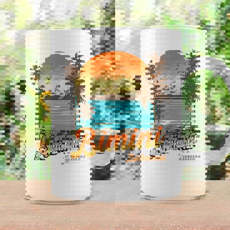 Bimini Bahamas Beach Summer Vacation Palm Sunset Bahamas Funny Gifts Coffee Mug Gifts ideas