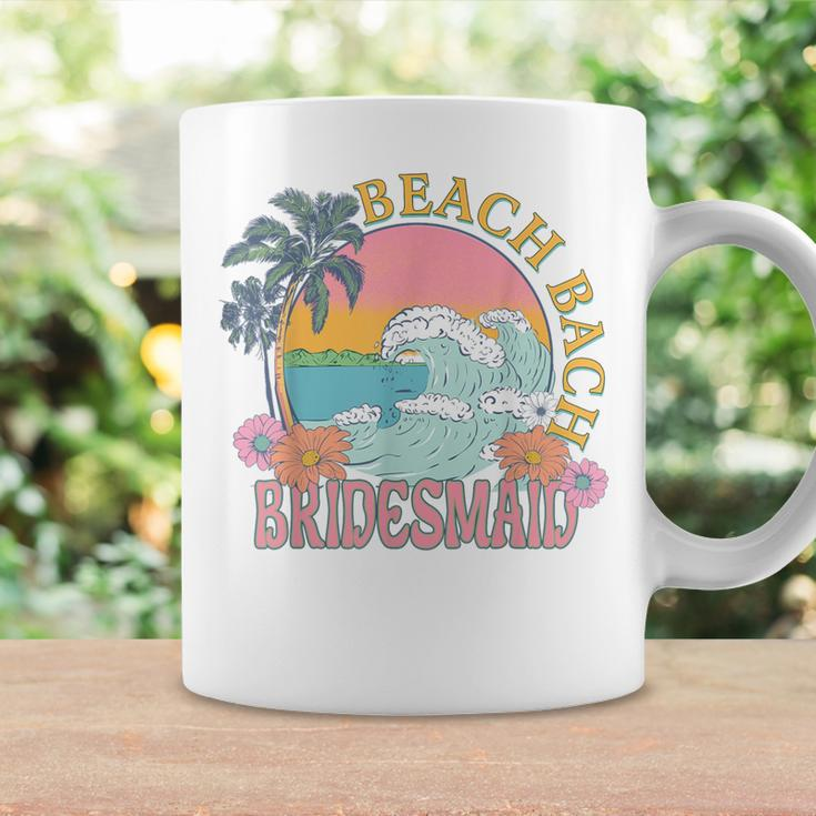 Bridesmaid Beach Bach Bride Squad Retro Bachelorette Party Coffee Mug Gifts ideas