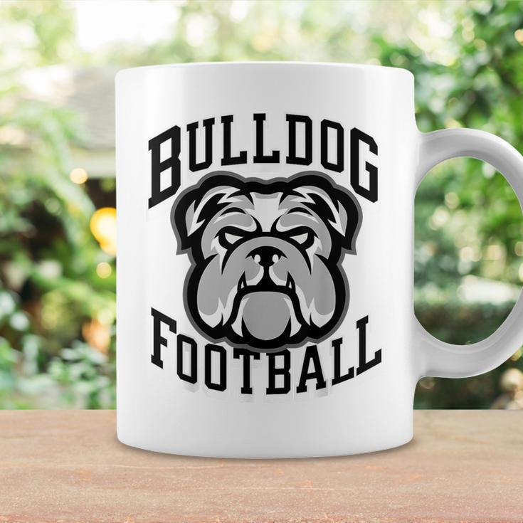 Bulldogs Football Game Day Print Mom Dad Black Coffee Mug Gifts ideas