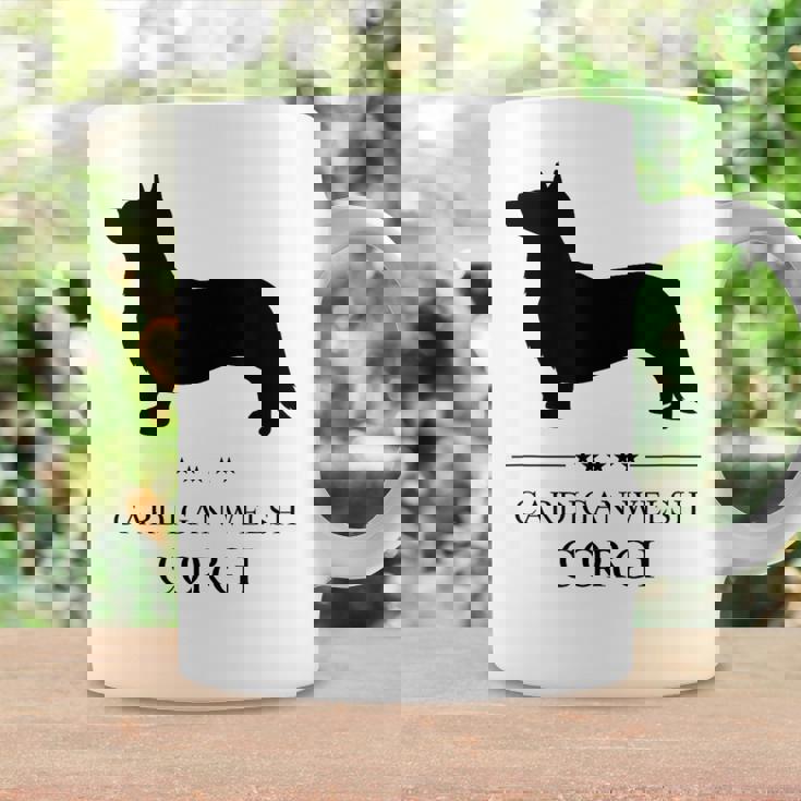 Cardigan Welsh Corgi Black Silhouette Coffee Mug Gifts ideas