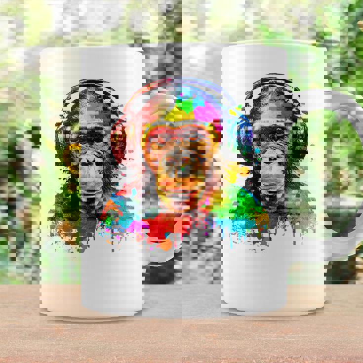 Chimpanzee With Headphones Coffee Mug Gifts ideas