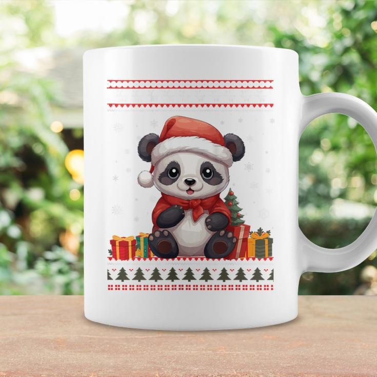 Christmas Panda Santa Hat Ugly Christmas Sweater Coffee Mug Gifts ideas