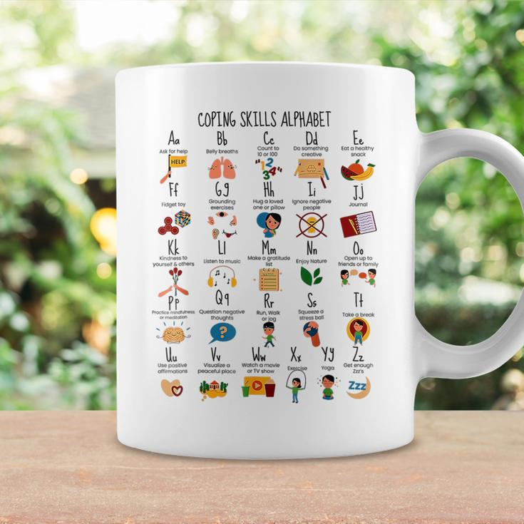 Coping Skills Alphabet Mental Health Matters Positive Mind Coffee Mug Gifts ideas