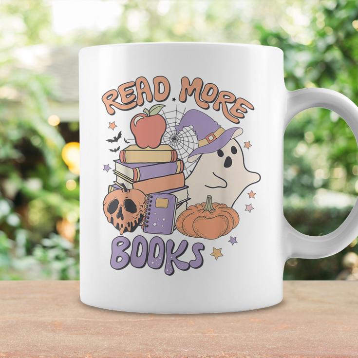 Cute Booooks Ghost Read More Books Teacher Halloween Coffee Mug Gifts ideas