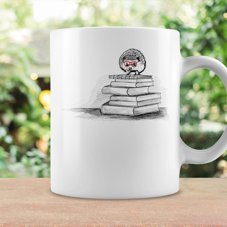 Cute Hedgehog Book Nerd Readers Coffee Mug Gifts ideas