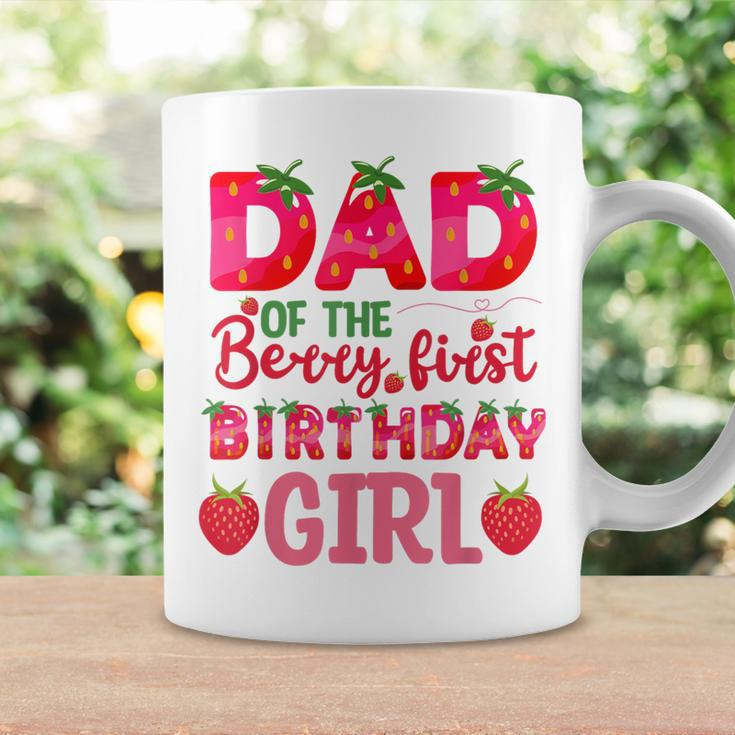Dad Of The Berry First Birthday Strawberry Girl Matching Coffee Mug Gifts ideas