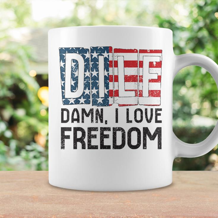 Dilf Damn I Love Freedom 4Th Of July Freedom Funny Gifts Coffee Mug Gifts ideas