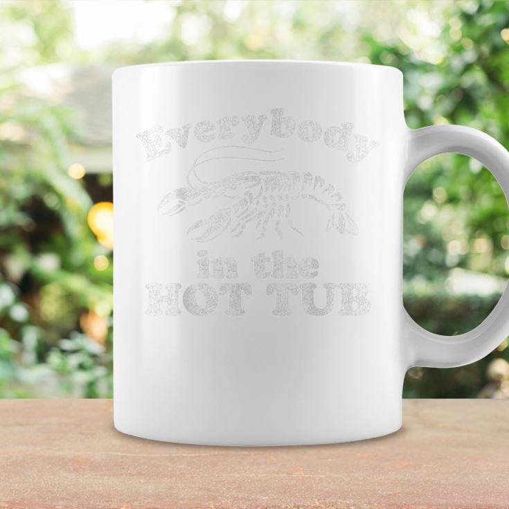 Everybody In The Hot Tub Funny Crawfish Boil Coffee Mug Gifts ideas