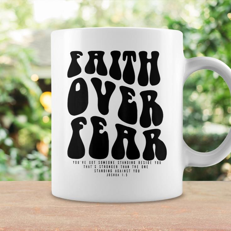 Faith Over Fear Bible Verse Aesthetic Christian Faith Funny Gifts Coffee Mug Gifts ideas