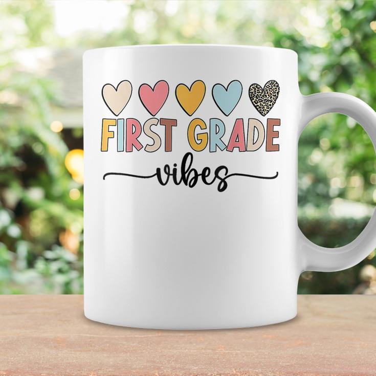 First Grade Vibes Back To School Leopard 1St Grade Teachers Coffee Mug Gifts ideas