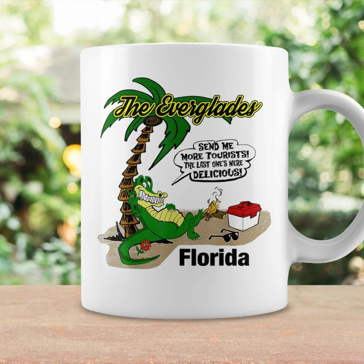 Florida Everglades Send More Tourists Alligator Souvenir Coffee Mug Gifts ideas