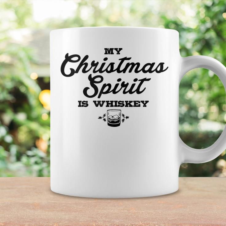 Funny Christmas Spirit Alcohol Whiskey Drinking Saying Gift Coffee Mug Gifts ideas