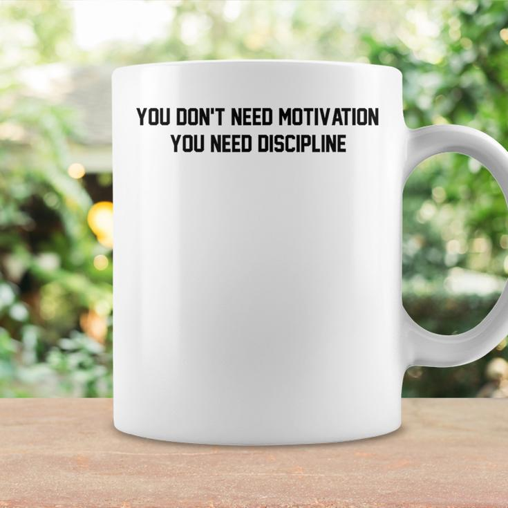 Motivational Quote Discipline For Gym Athletes Humor Coffee Mug Gifts ideas