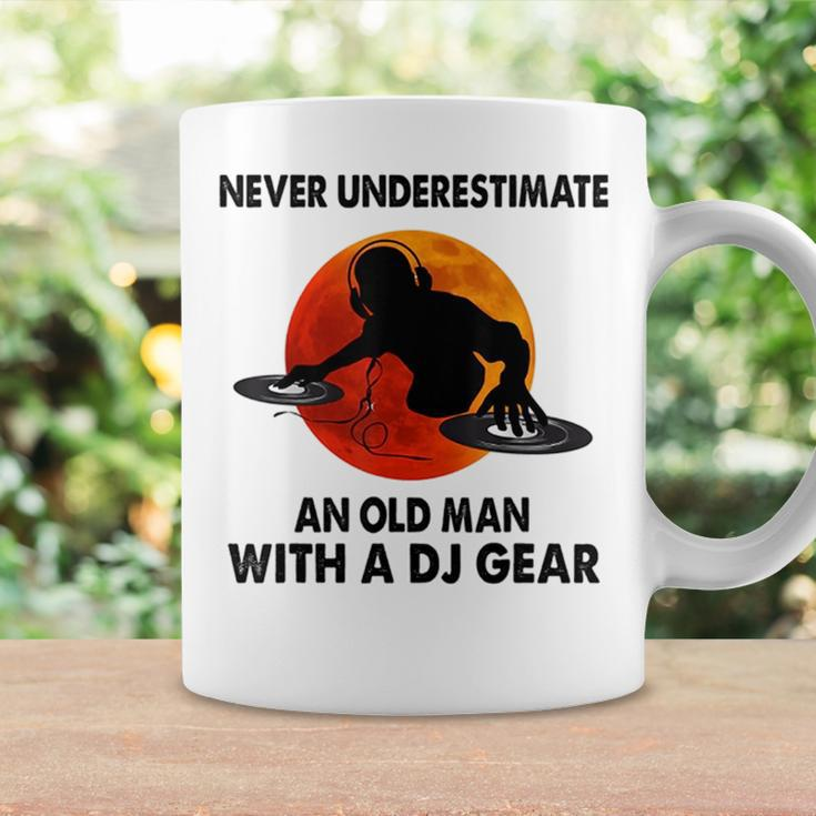 Funny Never Underestimate An Old Man With A Dj Gear Old Man Funny Gifts Coffee Mug Gifts ideas