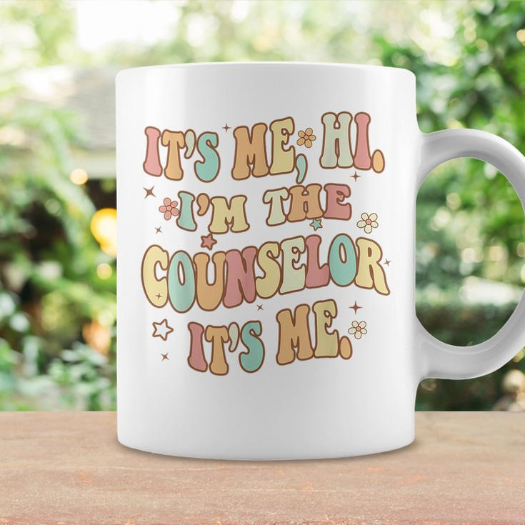 Funny School Counselor Its Me Hi Im The Counselor Groovy Coffee Mug Gifts ideas