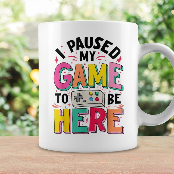 Gamer Girl I Paused My Game To Be Here Funny Video Game Coffee Mug Gifts ideas