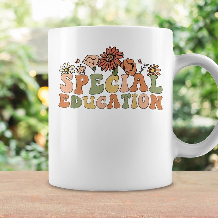 Groovy Wildflower Special Education Teacher Back To School Coffee Mug Gifts ideas