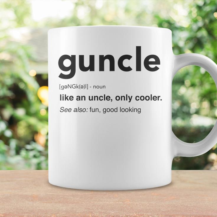 Guncle Definition Rainbow Pride Color For Gay Uncle Coffee Mug Gifts ideas