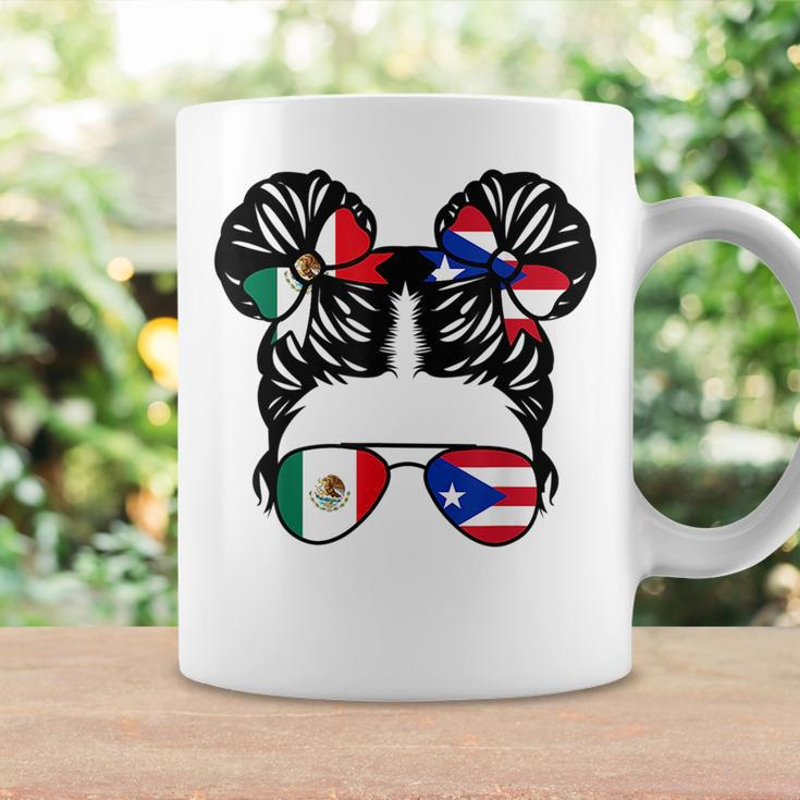 Half Mexican Half Puerto Rican Girl Mexico Kids Heritage Coffee Mug Gifts ideas