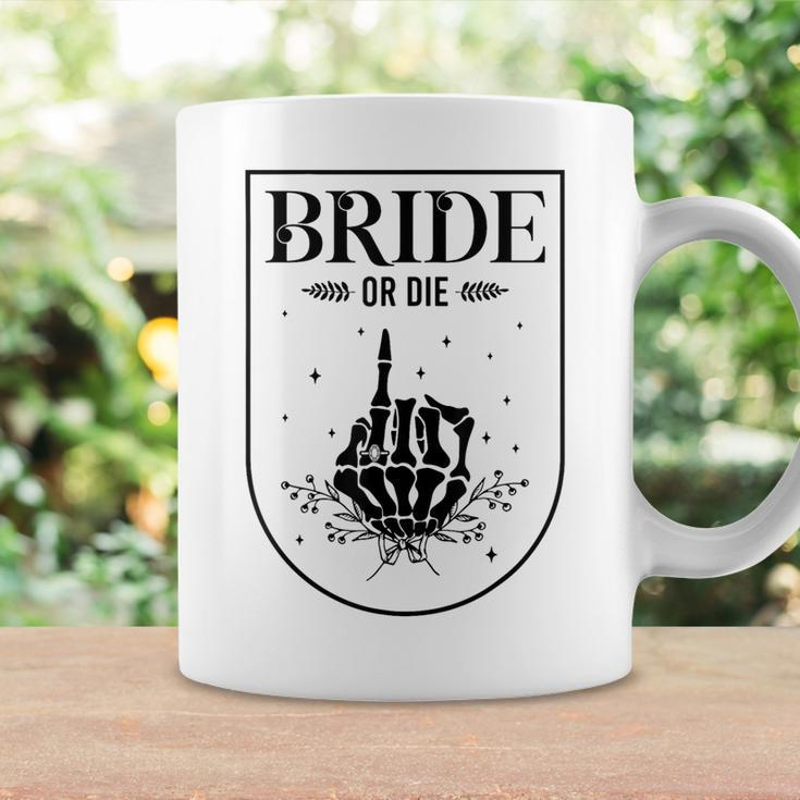 Halloween Bride Or Die Gothic Bachelorette Party Matching Coffee Mug Gifts ideas